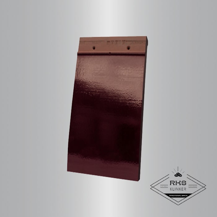 Керамическая черепица Koramic, Plain Tile Smooth, Wine Red Glazed в Воронеже